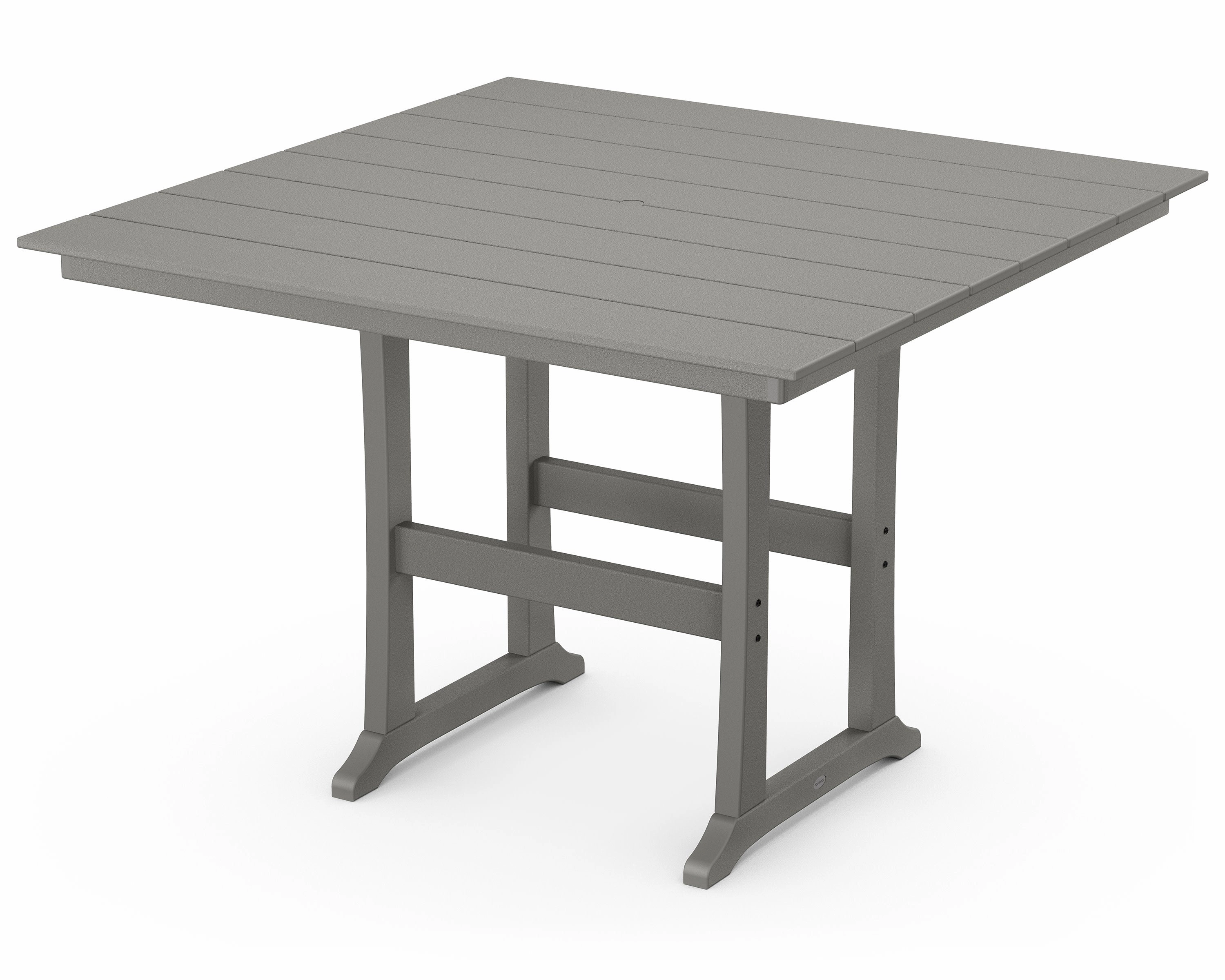 Farmhouse Trestle 59" Bar Tableoutdoor table for balcony or garden