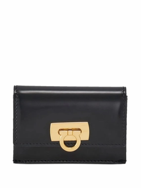 Ferragamo Gancini Leather Cardholder Exclusive Online Discount Big Savings Today