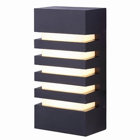 Fidgy LED Outdoor Lantern BlackOutdoor wall sconces with motion sensor