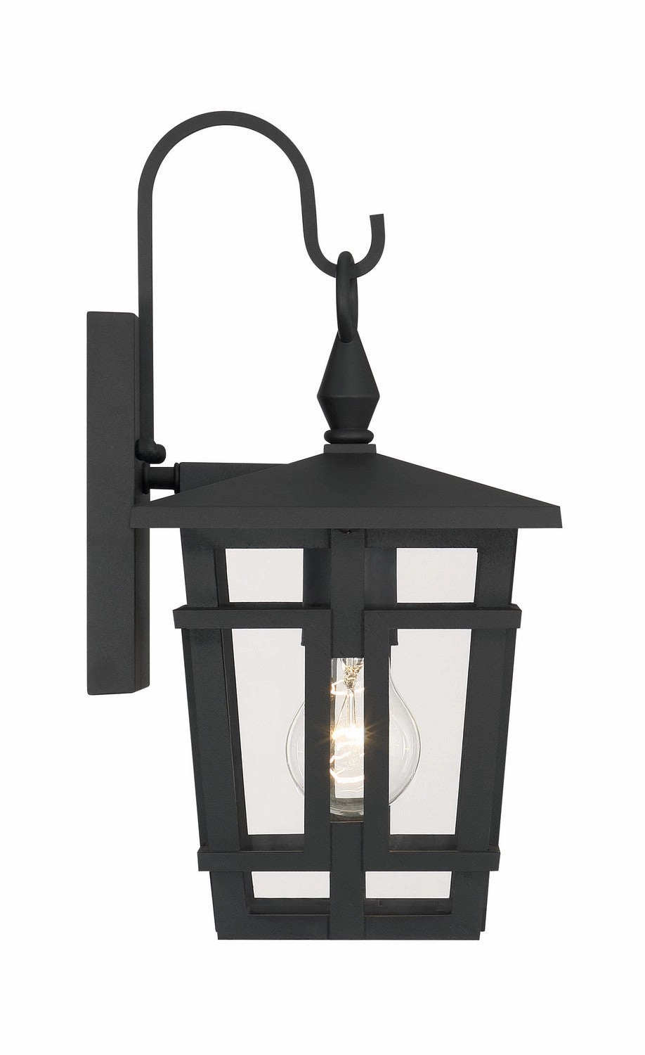 Fieldstone One Light Outdoor Wall Sconce Sand Coal