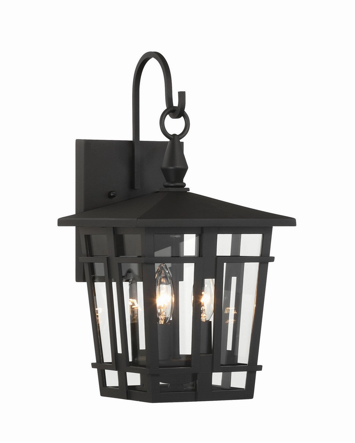 Fieldstone Three Light Outdoor Wall Sconce Sand Coal