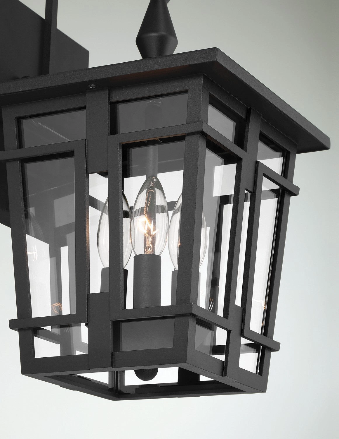Fieldstone Three Light Outdoor Wall Sconce Sand Coal