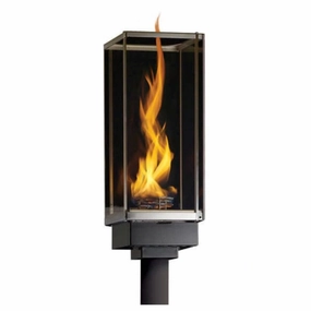 Fire Garden Tempest Traditional 18" Electronic Ignition Torch Headportable outdoor fire pit with lid