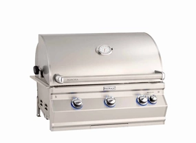 Fire Magic Aurora 30" Built-In Gas Grill with Backburner & Rotisserie Kit A660i compact BBQ grill for small spaces