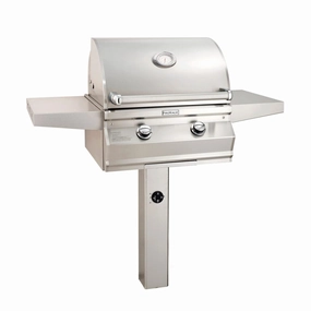 Fire Magic Choice Multi-User 24" CM430s In Ground Post Grill CM430s-RT1N(P)-G6 compact BBQ grill for small spaces