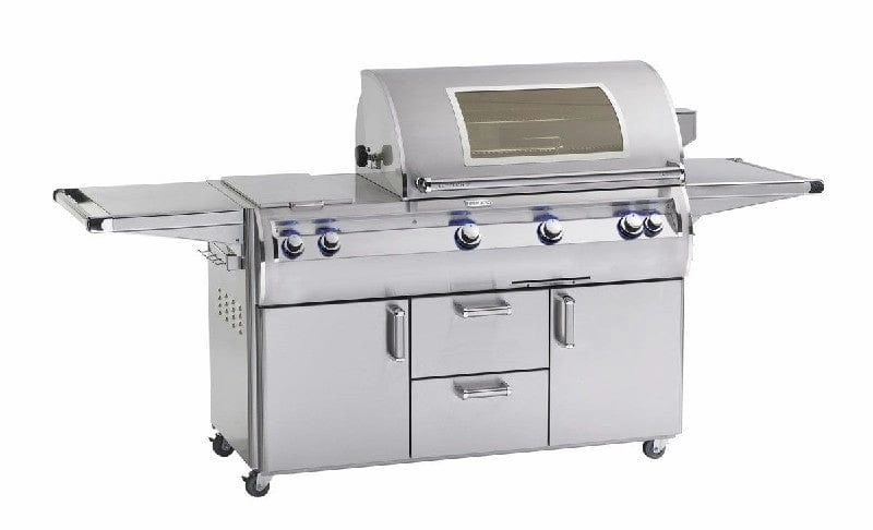 Fire Magic Echelon Diamond 36" Portable Grill with Analog Thermometer & Double Side Burner E790s