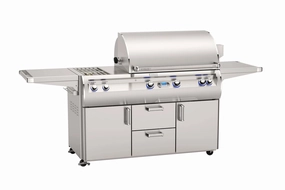 Fire Magic Echelon Diamond 36" Portable Grill with Digital Thermometer & Double Side Burner E790s large capacity charcoal BBQ grills
