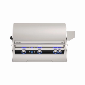 Fire Magic Echelon E790i Built-In Grill Digital Thermometer stainless steel BBQ grill with side table