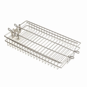 Fire Magic Rotisserie Basket, Flat Stainless 3618Stainless steel BBQ tool set
