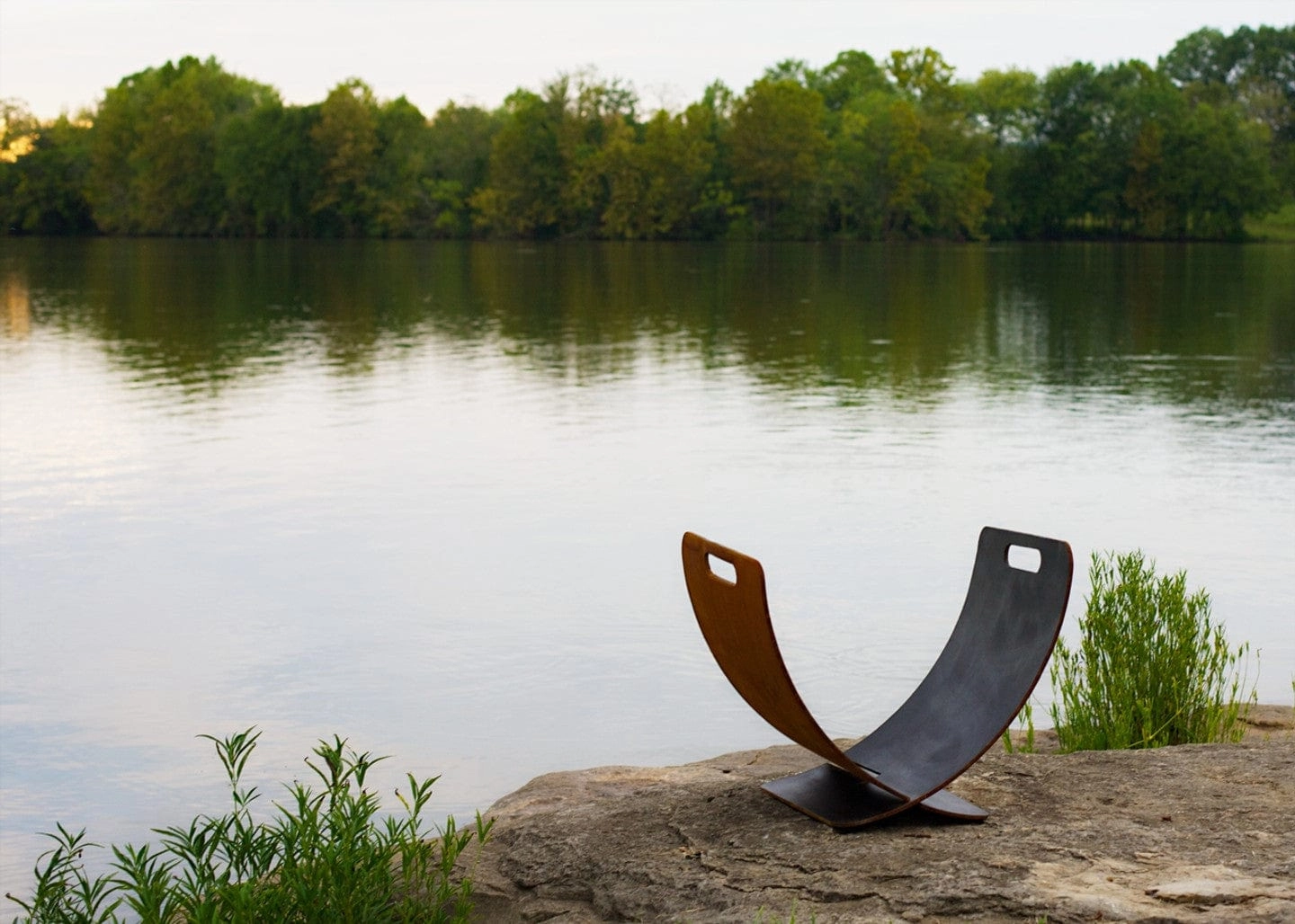 Fire Pit Art 18-inch Stainless Steel Wings in Flight Log Rack - WOF-StainlessFireproof mat for under fire pit