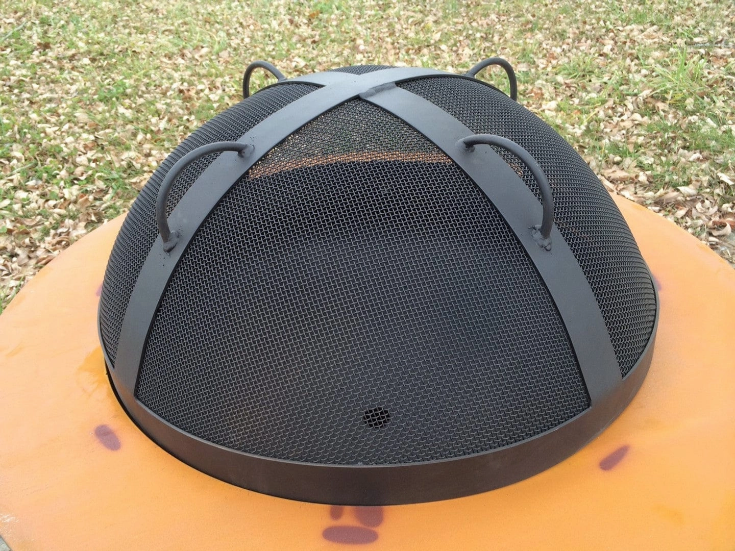 Fire Pit Art Artisan Spark Guard - 27.5" (Fits Saturn fire pit)