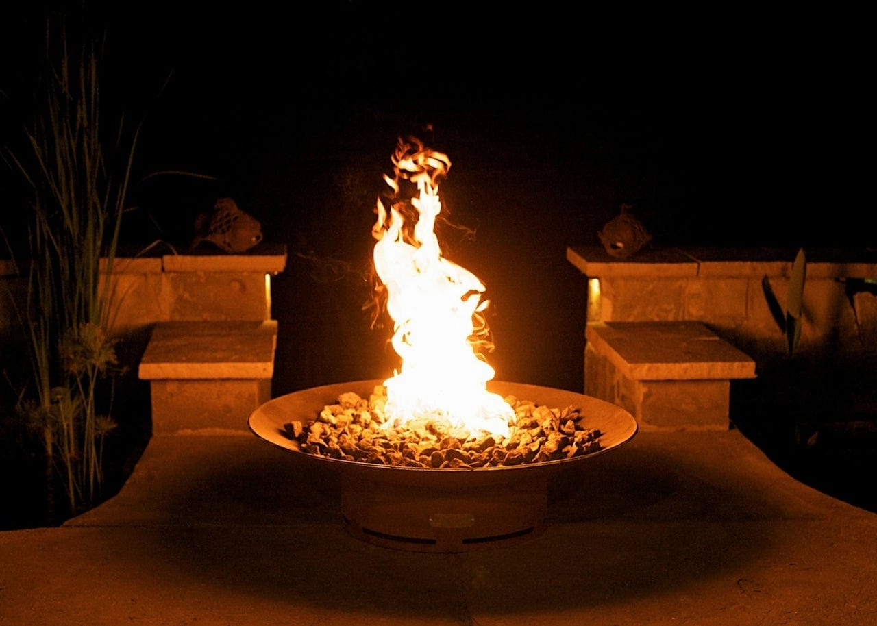 Fire Pit Art Asia 36-inch Match Lit Fire Pit Asia 36"-PENTA18-125K BTU