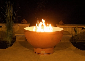 Fire Pit Art Crater 36-inch Electric AWEIS Fire Pit - Crater-PENTA24-200K BTU-AWEISportable outdoor fire pit with lid