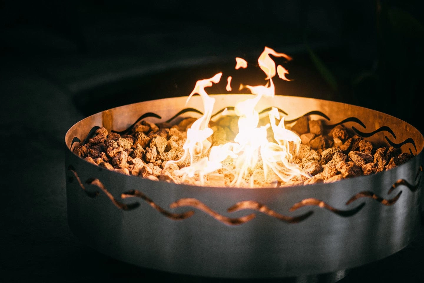 Fire Pit Art Fire Surfer 30-inch Match Lit Fire Pit - FireSurfer30"-PENTA24-200K BTU
