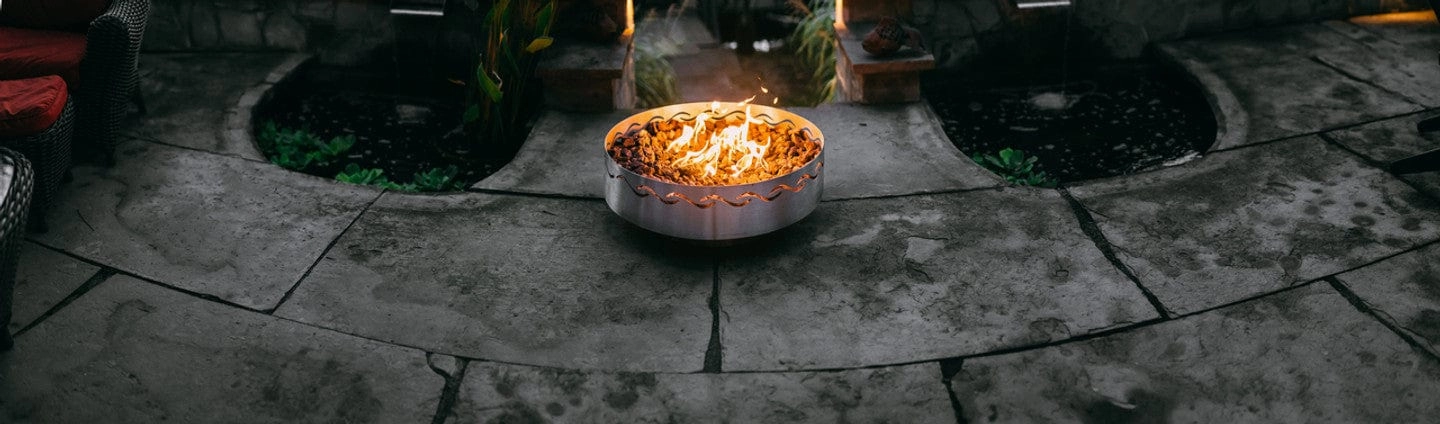 Fire Pit Art Fire Surfer 30-inch Match Lit Fire Pit - FireSurfer30"-PENTA24-200K BTU