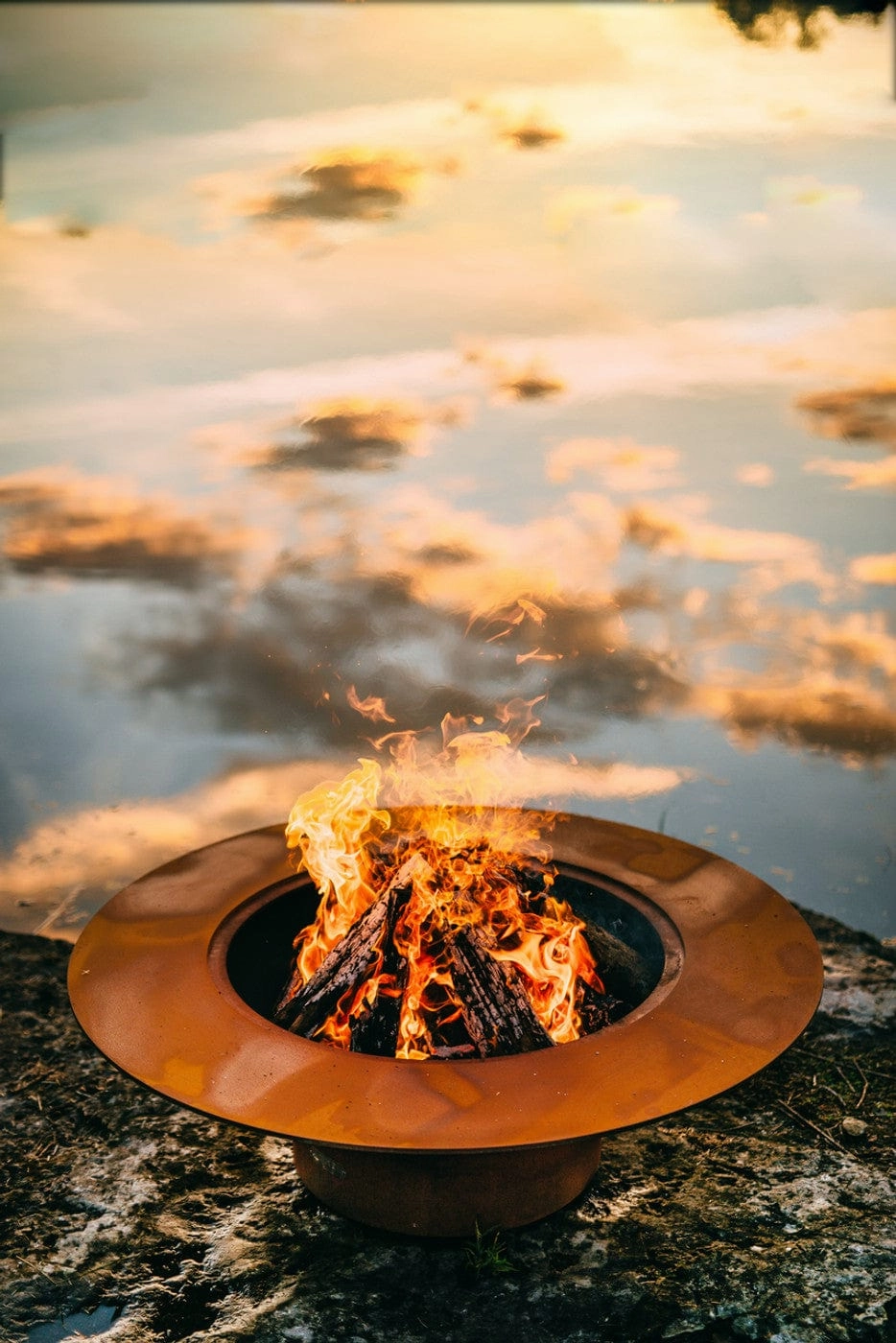 Fire Pit Art Magnum 54-inch Gas Fire Pit - MAG