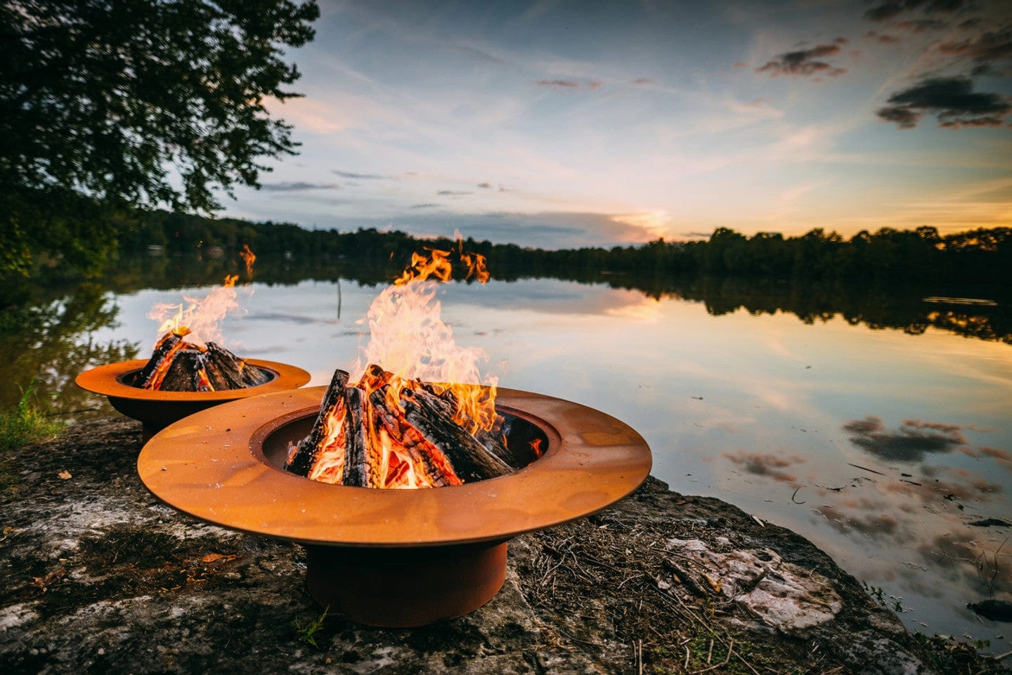 Fire Pit Art Magnum 54-inch Gas Fire Pit - MAG