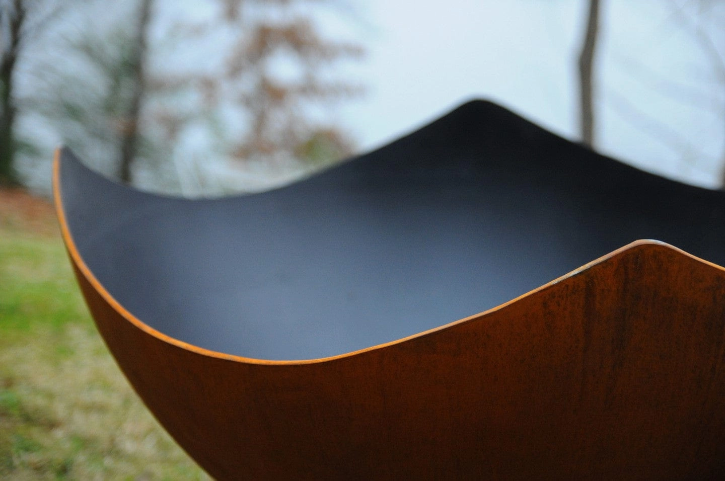 Fire Pit Art Manta Ray 36-inch Wood Burning Fire Pit - MR