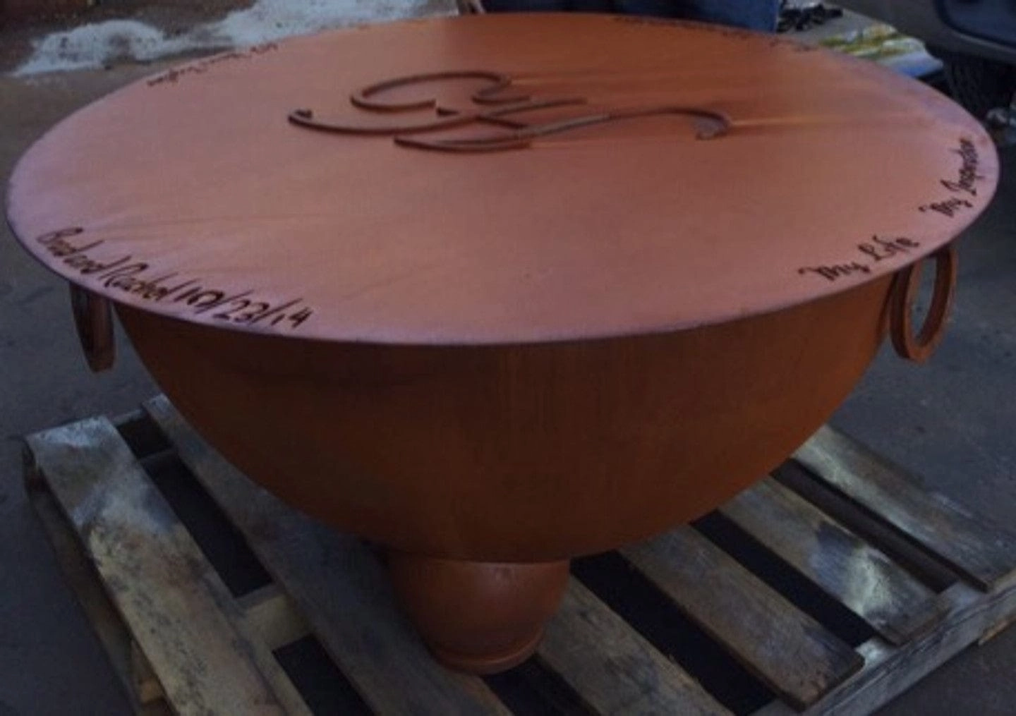Fire Pit Art Nepal 41-inch Wood Burning Fire Pit - NP