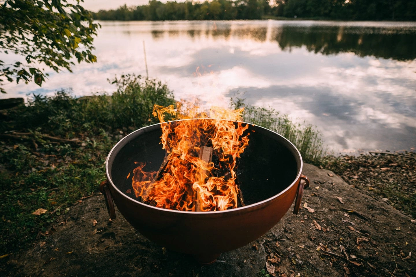 Fire Pit Art Nepal 41-inch Wood Burning Fire Pit - NP