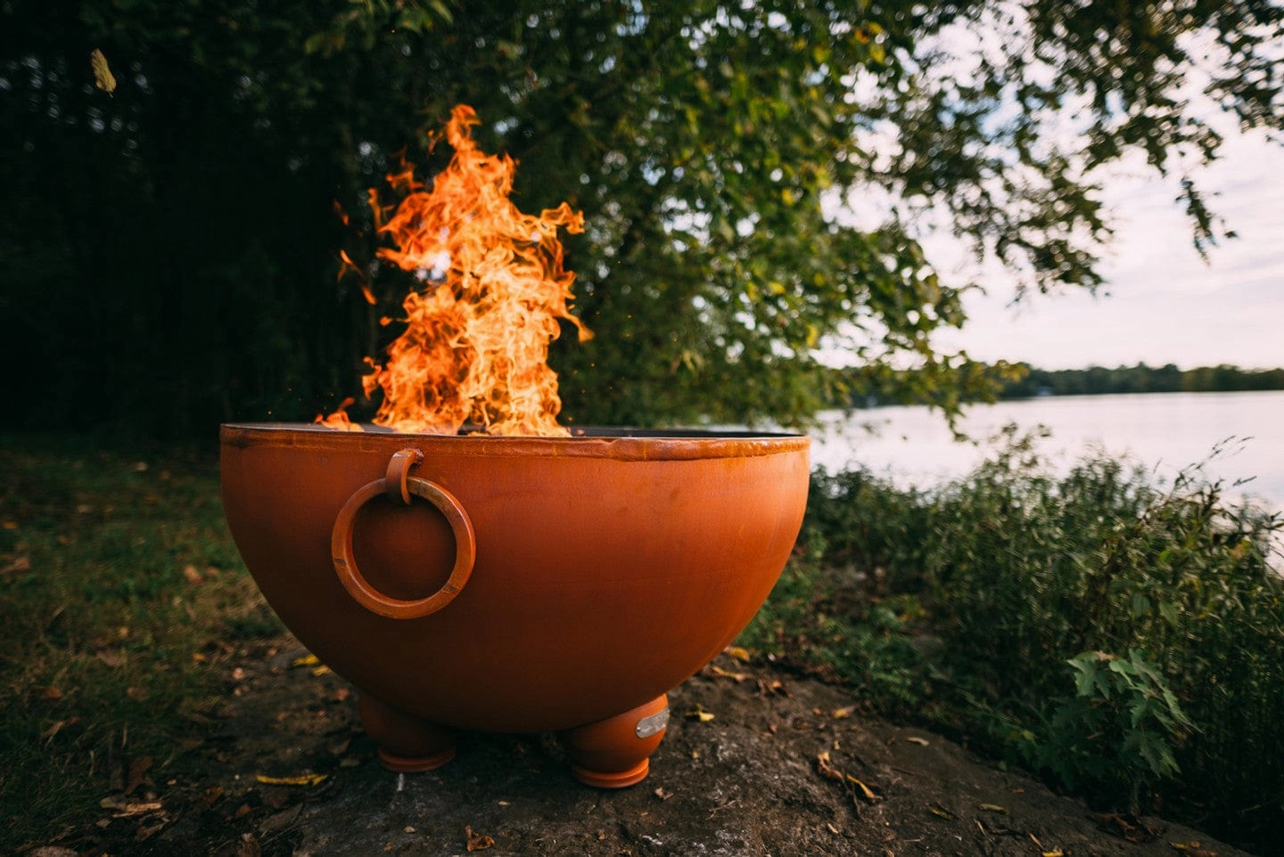 Fire Pit Art Nepal 41-inch Wood Burning Fire Pit - NP