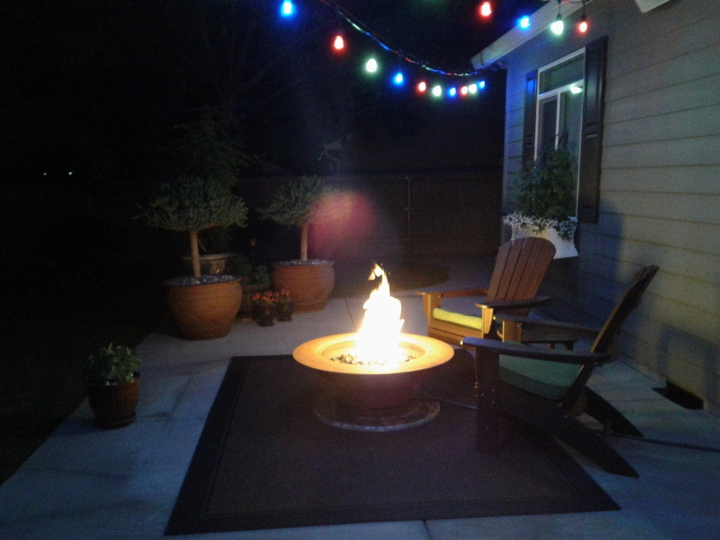 Fire Pit Art Saturn w/lid 41-inch Gas Fire Pit - SAT/LID
