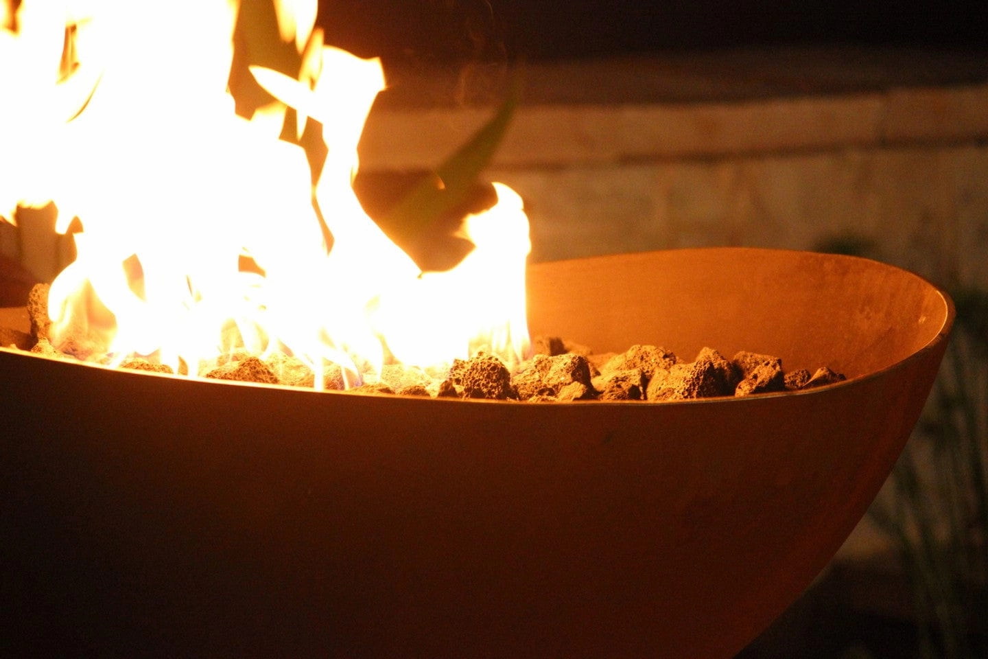 Fire Pit Art Scallop/Tidal 36-inch Gas Fire Pit - SC
