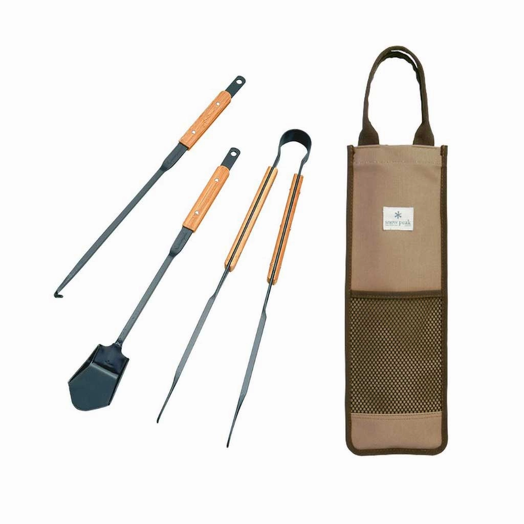 Fire Tool Set Pro heavy-duty garden utility cart with handle