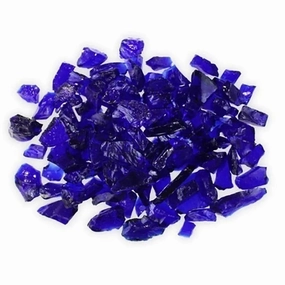 Firegear 10 Pound Dark Blue Broken Glass for Fire Pits GL-DARKBLUE-10Fireproof mat for under fire pit