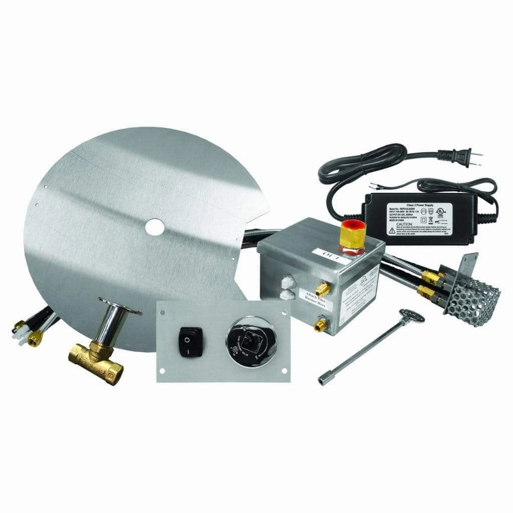 Firegear 19" Round Drop-In Pan Brass Burning Spur FPB-19RPSBR14AWS