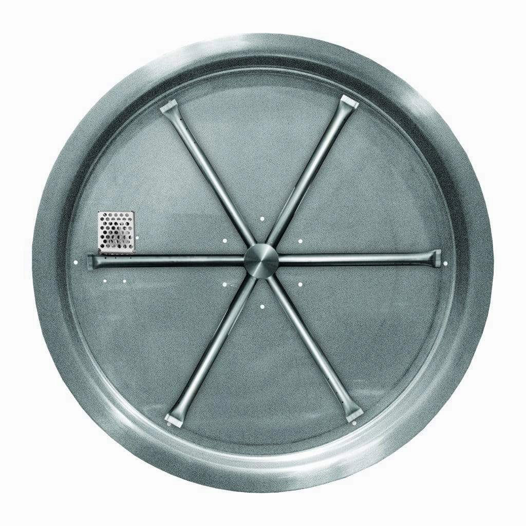Firegear 33" Stainless Steel Round Pan Gas Fire Pit Insert FPB-33RBS31MT-N