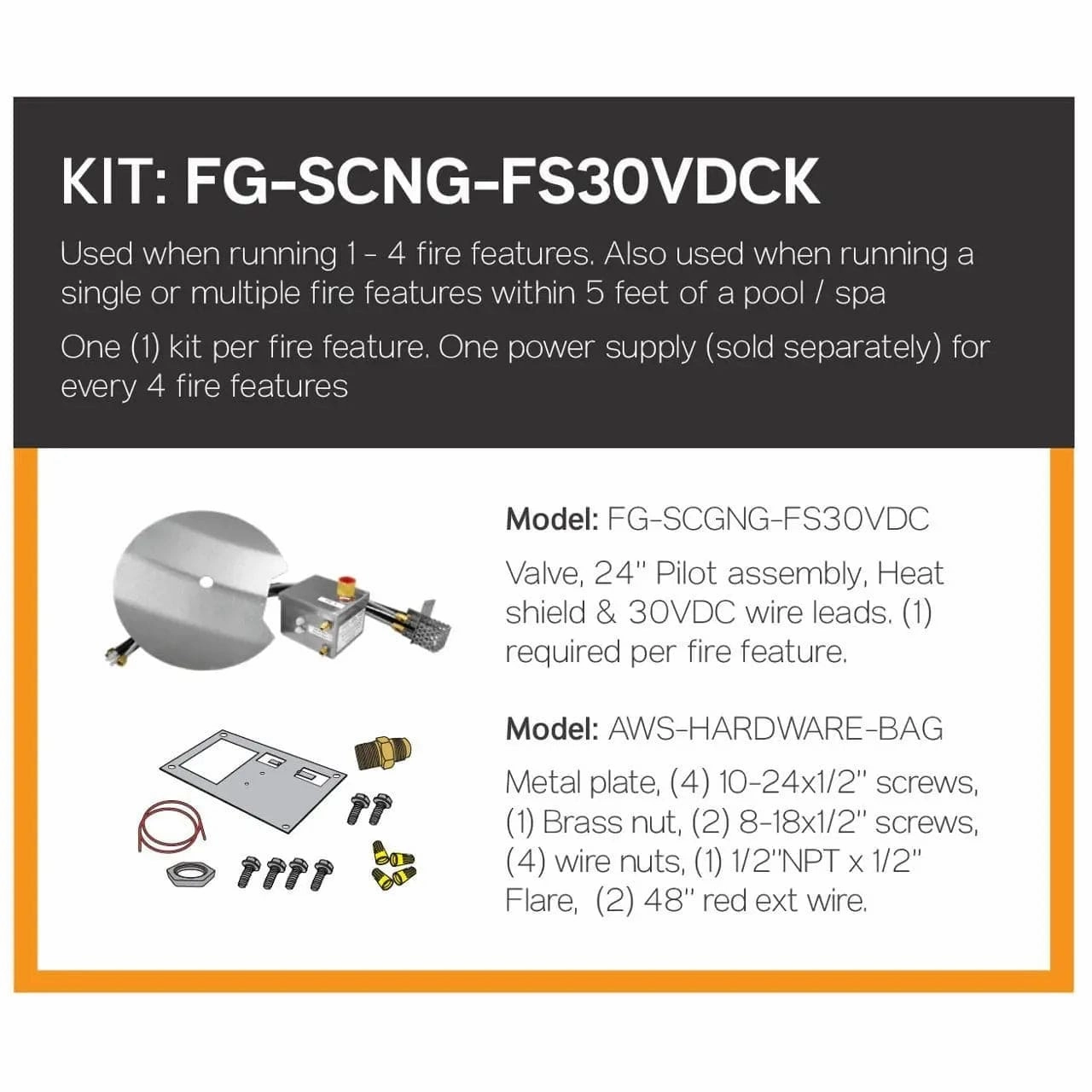 Firegear All-Weather Ignition (AWS) Valve System FG-AWS30VDC-K