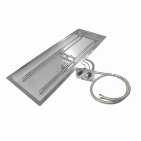 Firegear Line Of Fire 48" H Burner Fire Pit Insert LOF-48LHTMSI-Nportable outdoor fire pit with lid