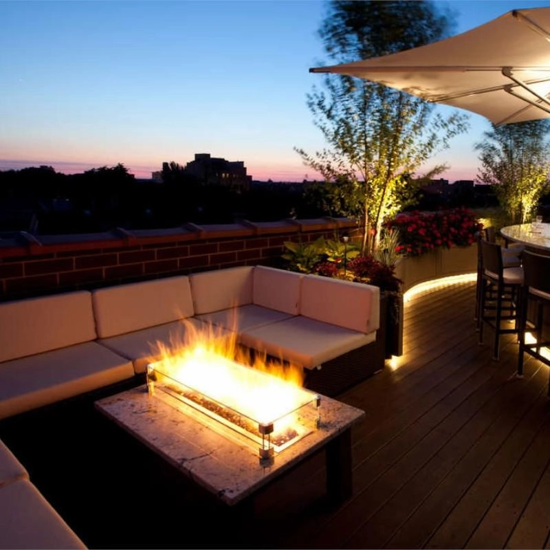 Firegear Line Of Fire 48" T Burner Fire Pit Insert LOF-48LTTMSI-N