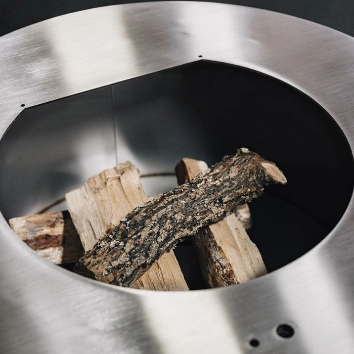 Firegear Lume Multisided Freestanding Smokeless 21-inch Wood Burning Fire Pit with Sear Cooking Surface LUME-MS1SR