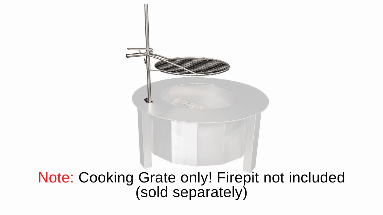 Firegear Lume Stainless Steel Cooking Grate and Rod LUME-MSG-2Fireproof mat for under fire pit