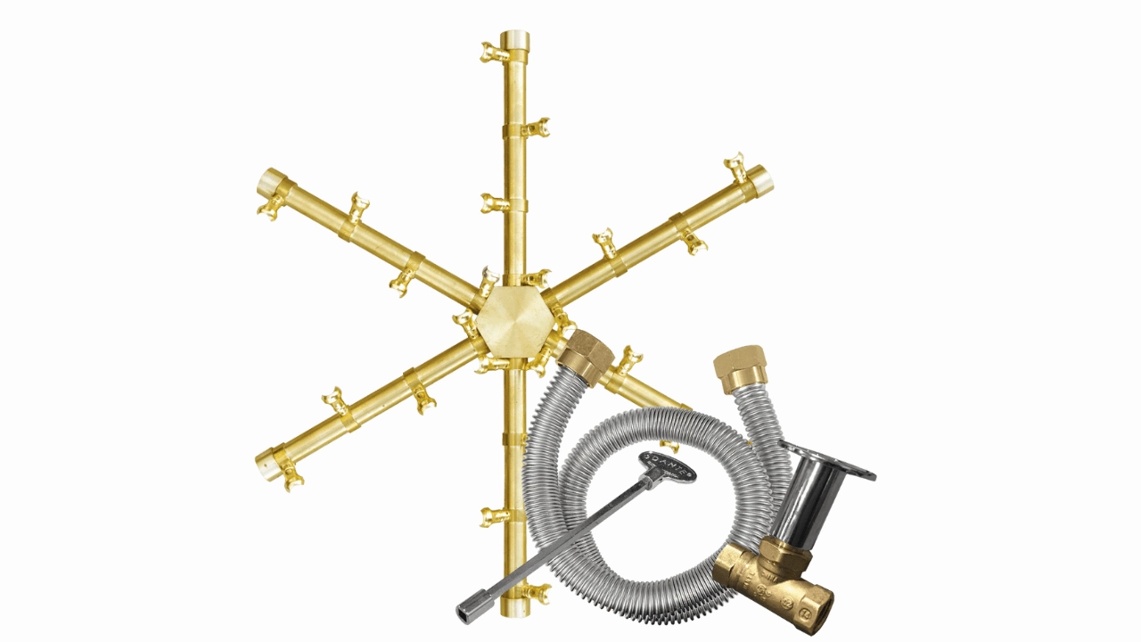Firegear Pro Burning Spur 14-inch Burner Kit FG-PSBR-BS14-KFireproof mat for under fire pit