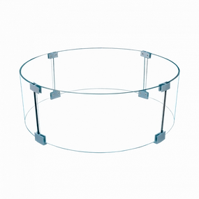 Firegear Round Windshields for Fire Pit Burner System GWS-RFireproof mat for under fire pit