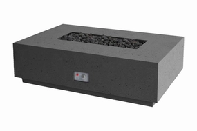Firegear Sanctuary 1 Rectangular Fire Pit Table with EI SAN1-30LHAWS-Noutdoor fire table set with chairs