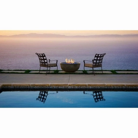 Firegear Sanctuary 2 Fire Pit Table SAN2-34DBSMT-Noutdoor fire table set with chairs