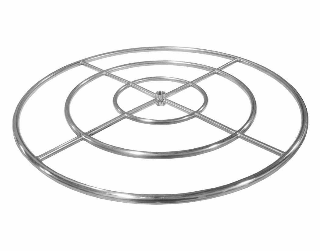 Firegear Stainless Steel 30-inch Fire Ring Burner FG-FR-30SSFireproof mat for under fire pit