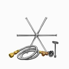 Firegear Stainless Steel 36-inch Burning Spur Burner Kit - DBS-36KFireproof mat for under fire pit