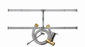 Firegear Stainless Steel 81-inch H Burner Kit FG-H-8110SSKFireproof mat for under fire pit