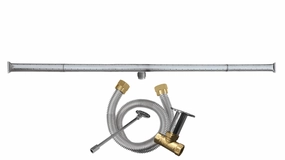 Firegear Stainless Steel 81-inch T Burner Kit FG-T-81SSKFireproof mat for under fire pit