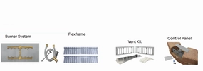 Firegear Stainless Steel Match Light Linear Flat Natural Gas 30-inch LOF-3014FHMTN-PKportable outdoor fire pit with lid