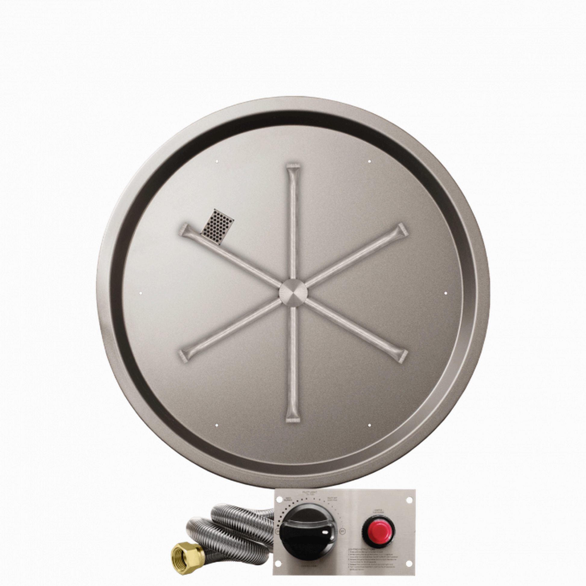 Firegear TPSI Round Drop-In Natural Gas Fire Pit Burner FPB-33RBS31TPSI-Nportable outdoor fire pit with lid