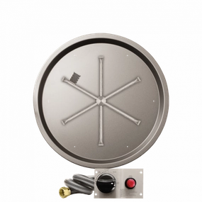 Firegear TPSI Round Drop-In Natural Gas Fire Pit Burner FPB-33RBS31TPSI-Nportable outdoor fire pit with lid