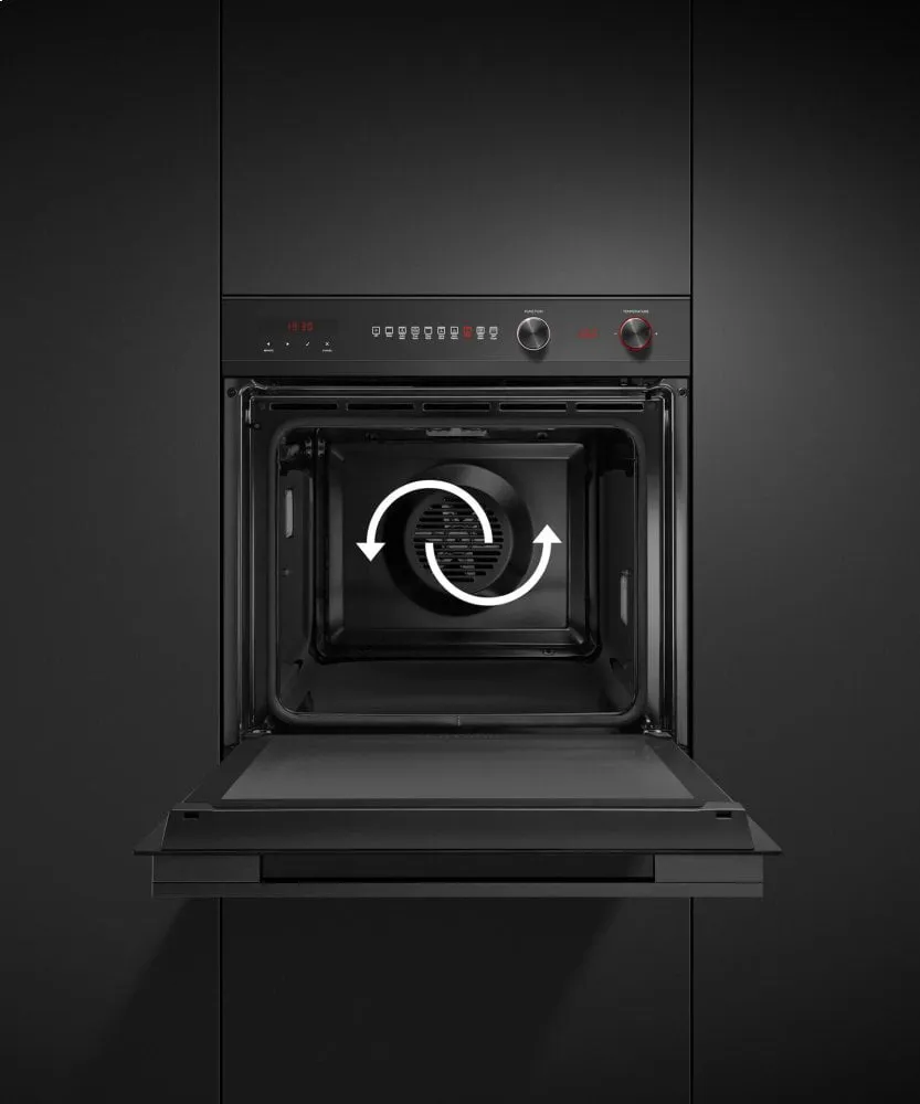 Fisher & Paykel OB24SCD9PB1 Oven, 24", 9 Function, Self-Cleaning