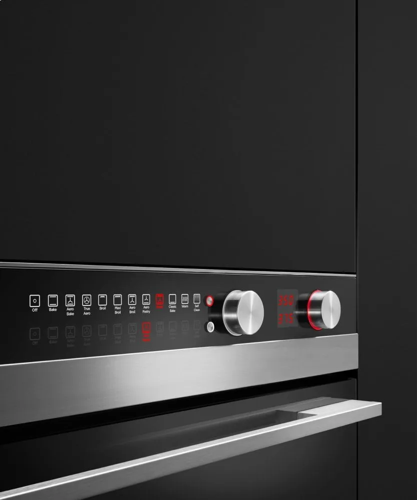Fisher & Paykel OB30DDEPX3N Double Oven, 30", 11 Function, Self-Cleaning