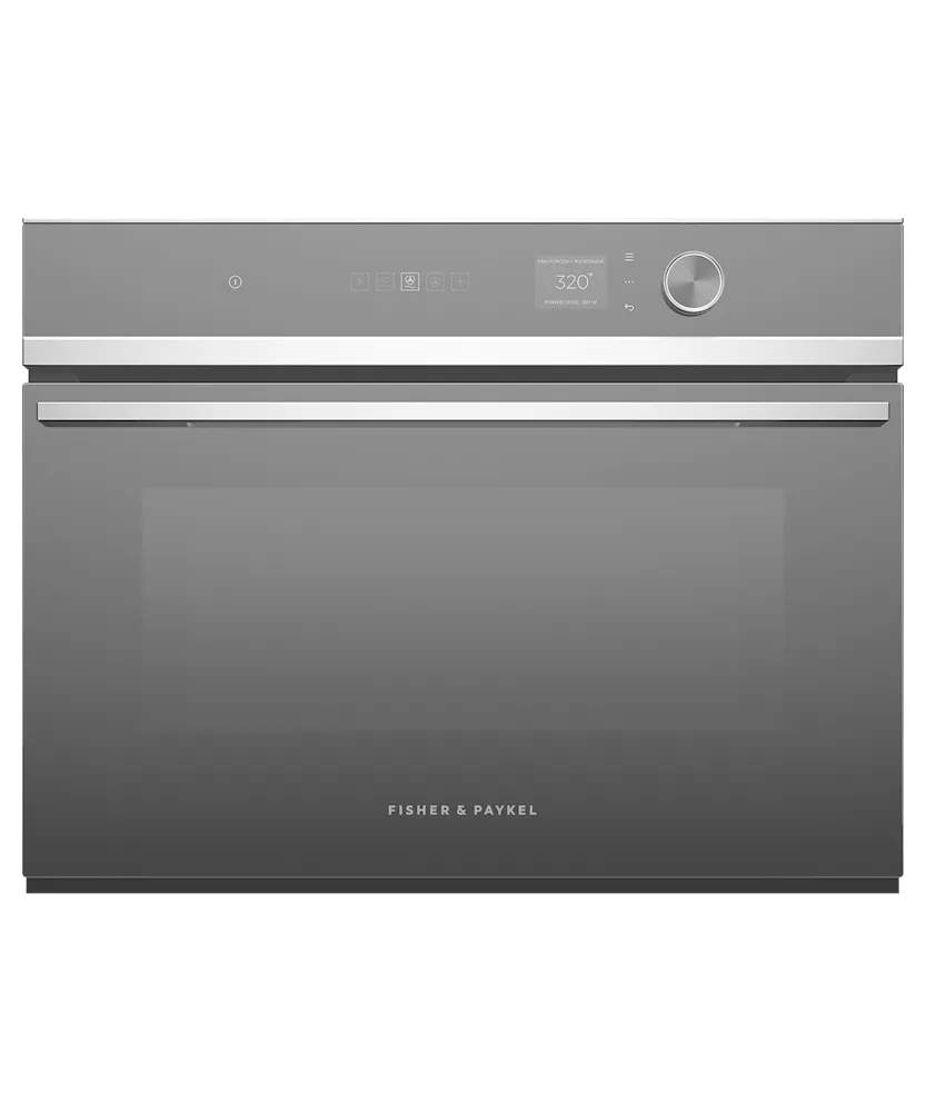 Fisher & Paykel OM24NDLX1 Convection Speed Oven, 24", 19 Function